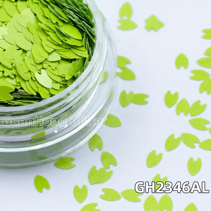 Pertahankan pelarut berbasis minyak yang longgar Glitter Matte Petal berbentuk untuk untuk kuku