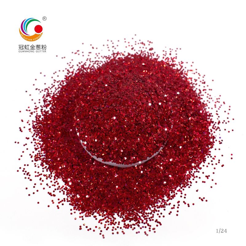 Bulk Perak Holographic Glitter Meteor Warna Sparkle Untuk pesta Festival kerajinan