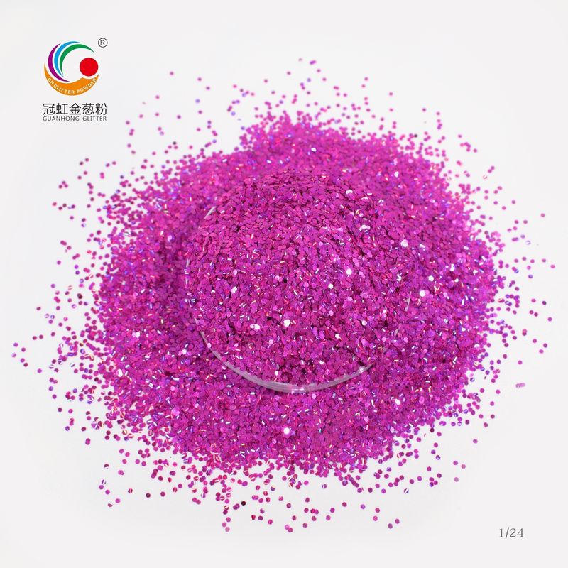 Bulk Perak Holographic Glitter Meteor Warna Sparkle Untuk pesta Festival kerajinan