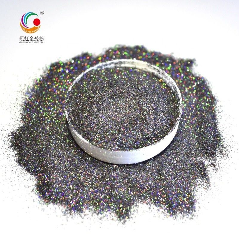 Extra Fine Bulk Loose Black Eye Glitter Festival Wajah Chunky Glitter Powder Solvent Coating Ink