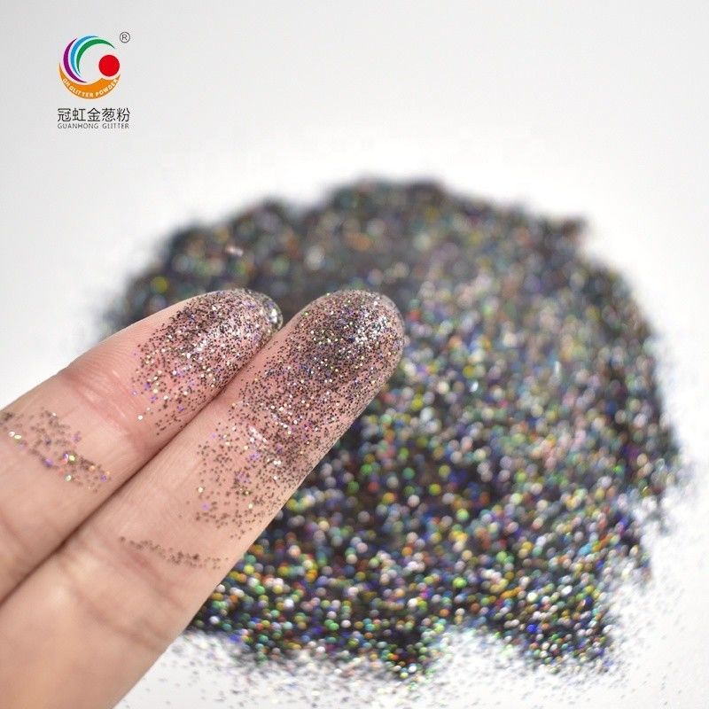 Extra Fine Bulk Loose Black Eye Glitter Festival Wajah Chunky Glitter Powder Solvent Coating Ink