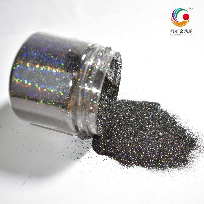 Extra Fine Bulk Loose Black Eye Glitter Festival Wajah Chunky Glitter Powder Solvent Coating Ink