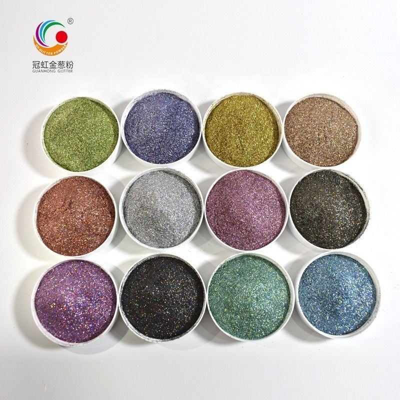 ODM Xmas Dekorasi Chunky Solvent Resistant Glitter Fall Sequin 1/8 