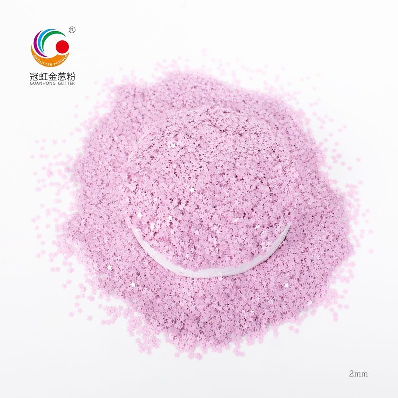 1mm Bulk Blue Eco Friendly PET Solvent Resistance Glitter Chunky Round Untuk Kerajinan
