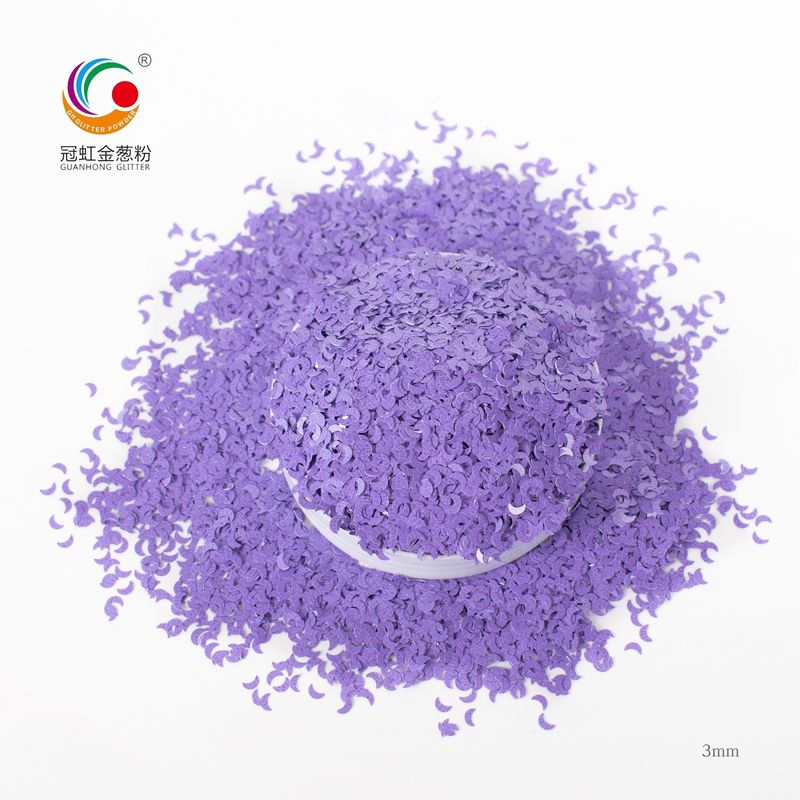 1mm Bulk Blue Eco Friendly PET Solvent Resistance Glitter Chunky Round Untuk Kerajinan