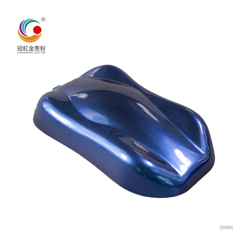 Warna Holographic Mica Powder Epoxy Pearlescent Pigment Untuk Cat Bulk