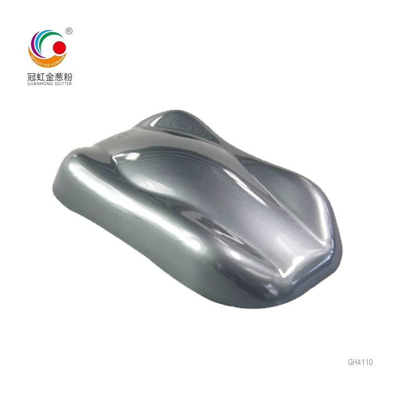 Warna Holographic Mica Powder Epoxy Pearlescent Pigment Untuk Cat Bulk