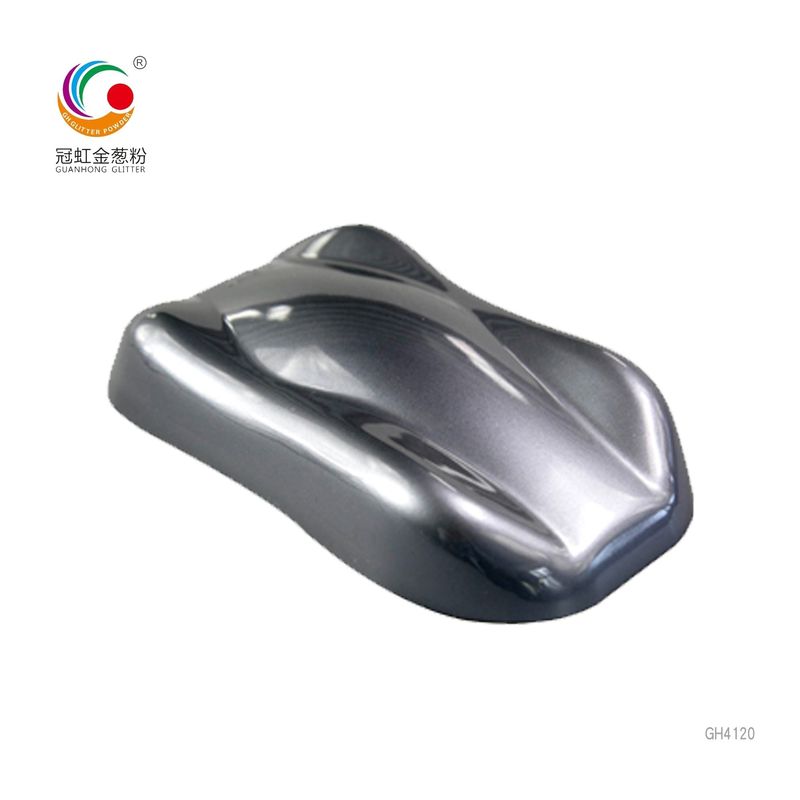 Warna Holographic Mica Powder Epoxy Pearlescent Pigment Untuk Cat Bulk