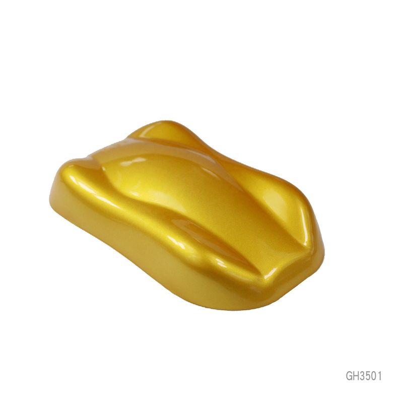 Pirlescent Gold Mica Pigment Powder Ukuran Partikel 40-200 Um CAS 13463-67-7