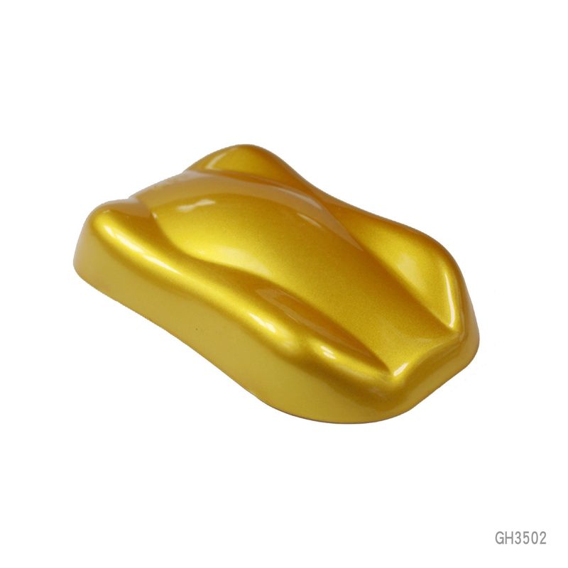 Pirlescent Gold Mica Pigment Powder Ukuran Partikel 40-200 Um CAS 13463-67-7