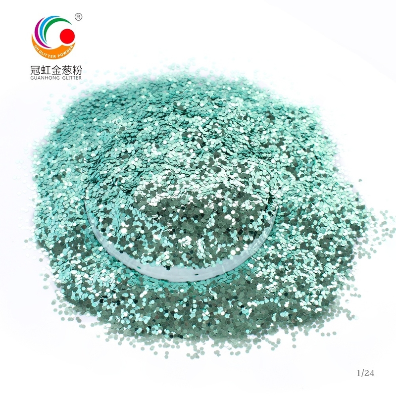 Sapphire PET Hexagonal Glitter Powder 1/8